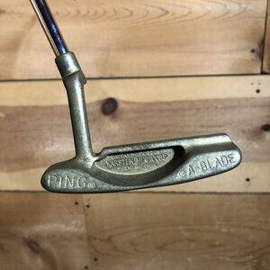 Vintage Ping A-Blade Putter RH Right Handed Super Stroke Grip 85029 PING COVER